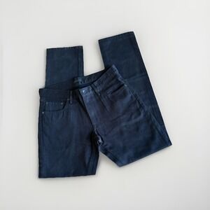 Uniqlo Men's Black Denim Jeans‎ Regular Fit Straight Leg Pants Size 32 NWOT
